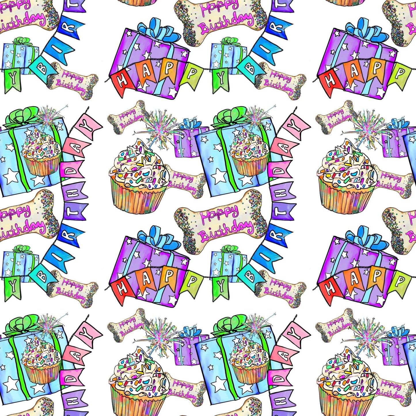 Maker / Scholar Birthday Pawty Bandana