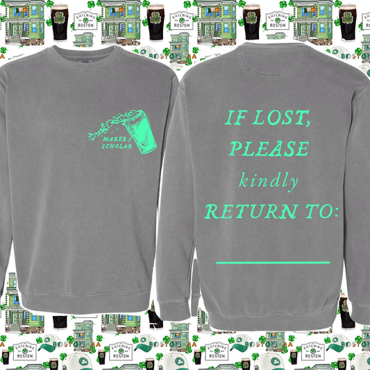 Maker / Scholar “Buddy System” Custom St Patrick’s Day Crew Neck
