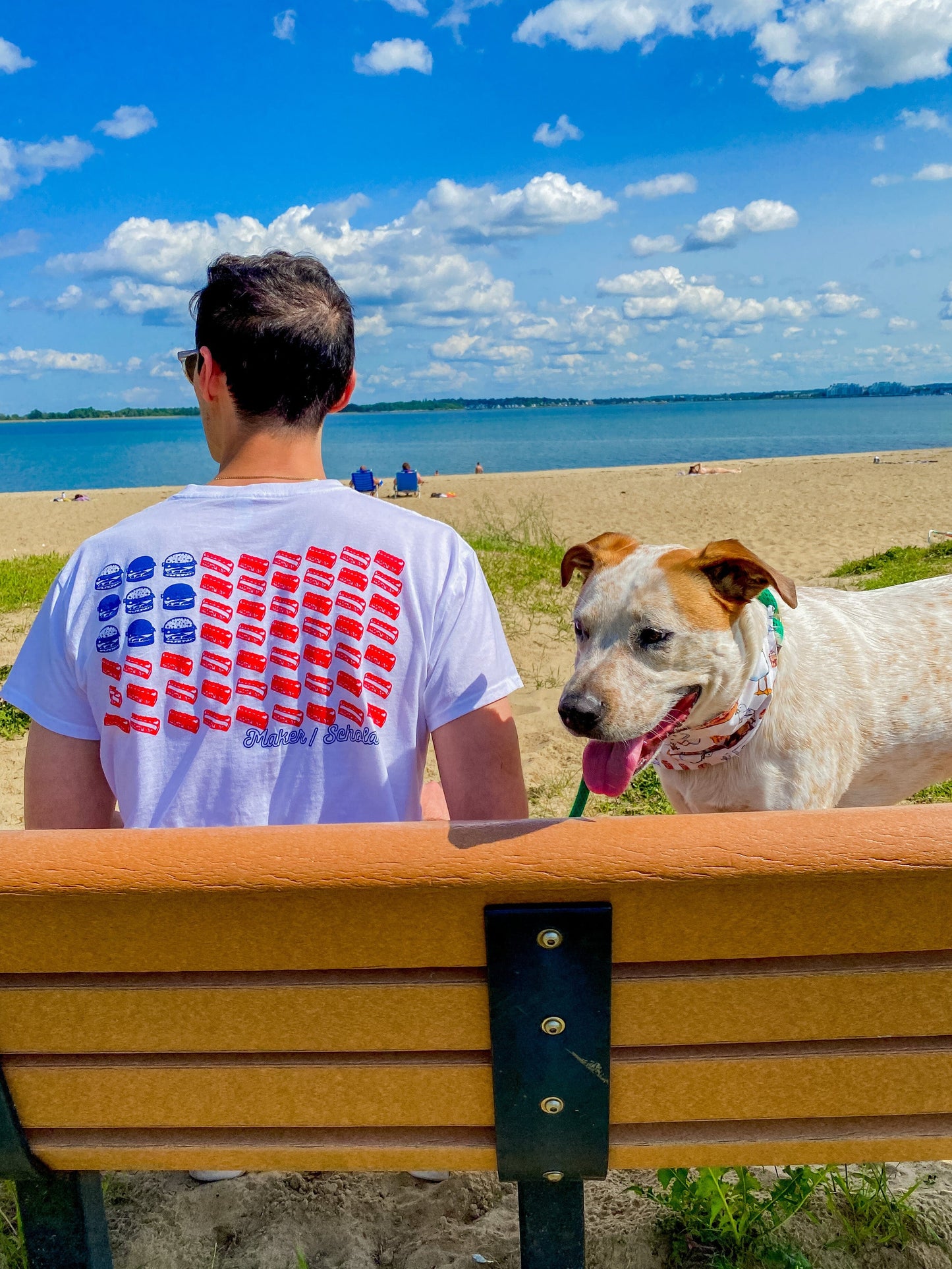 Maker / Scholar Team Hot Dog Graphic Tee | Short Sleeve Summer Tee Shirt