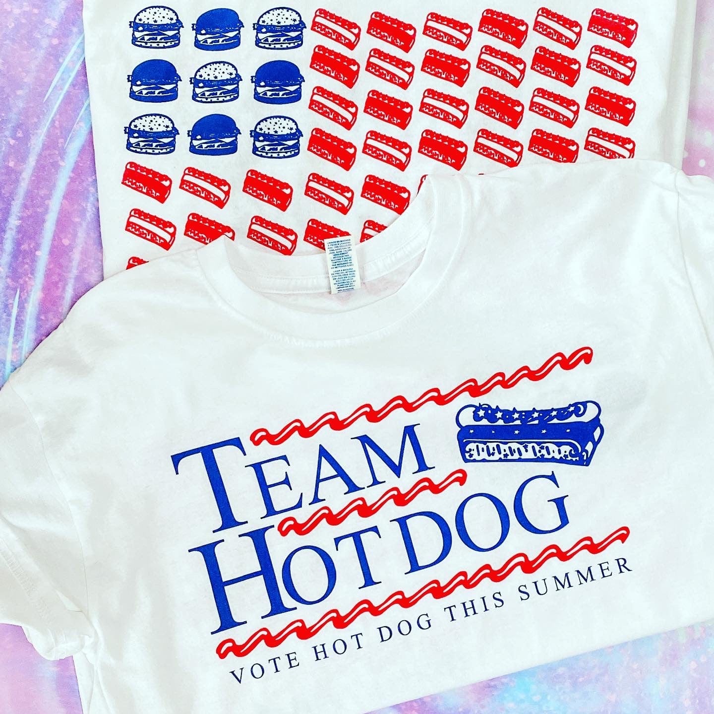 Maker / Scholar Team Hot Dog Graphic Tee | Short Sleeve Summer Tee Shirt
