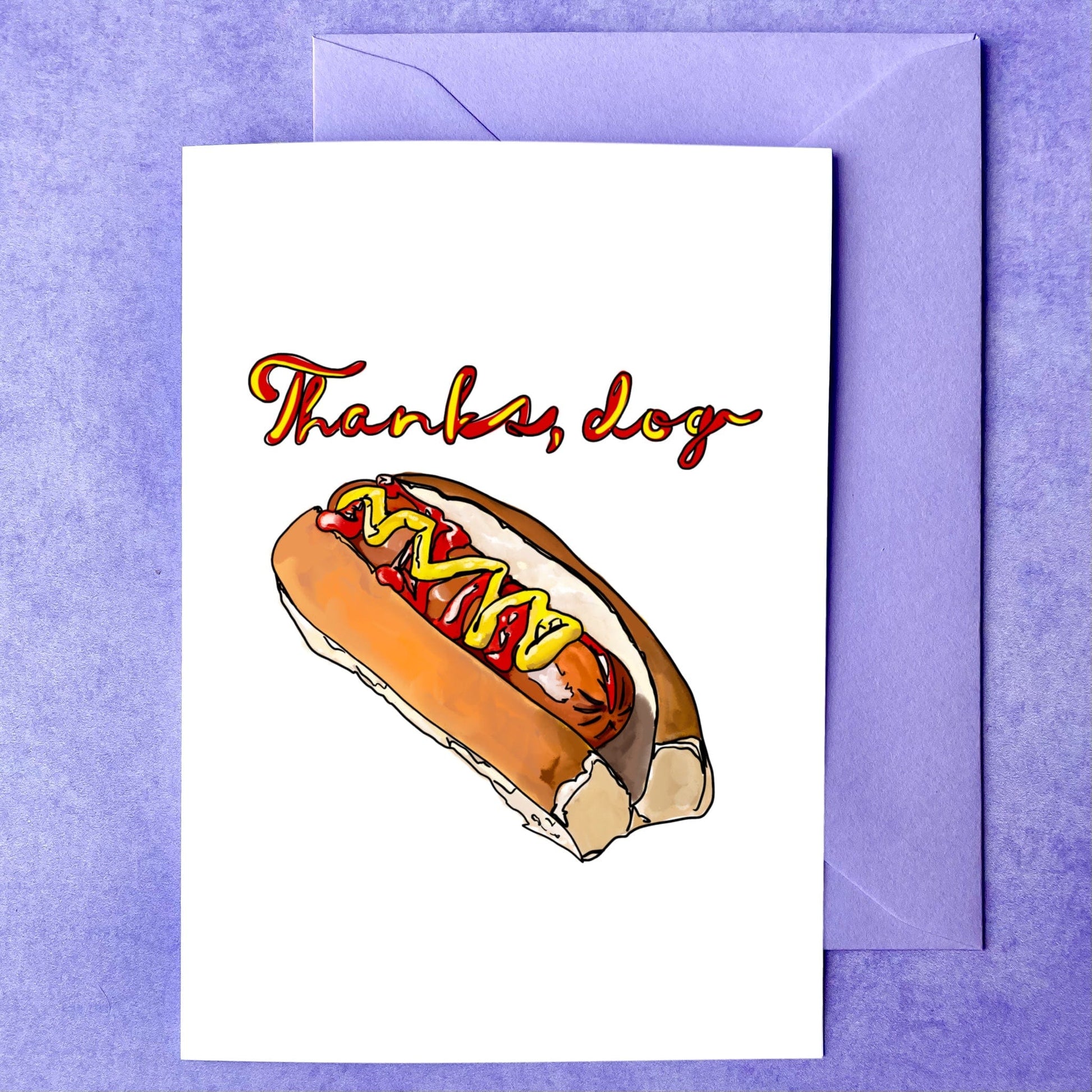 Maker Scholar Thanks, dog | Thank You Card
