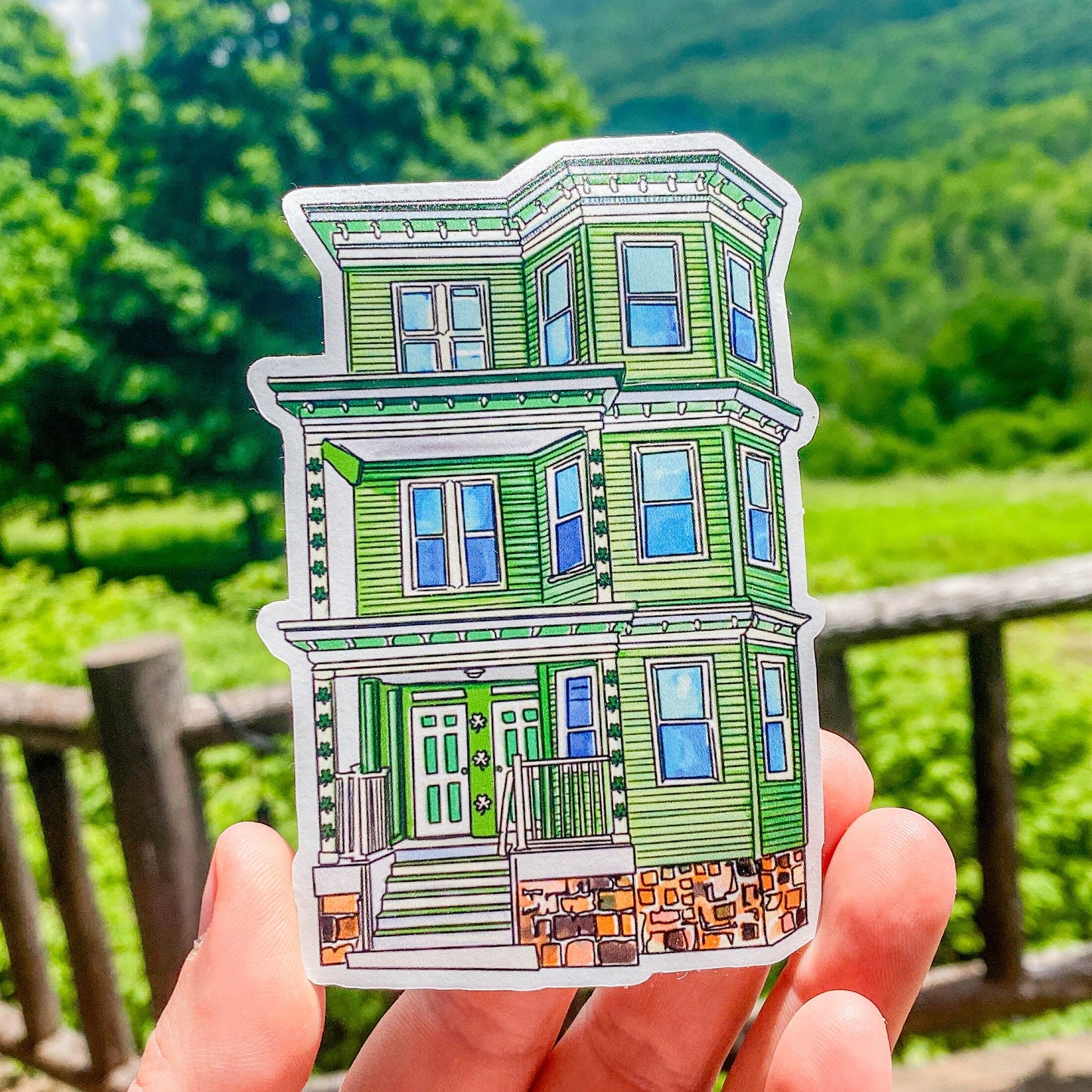 Maker / Scholar Triple Decker Sticker