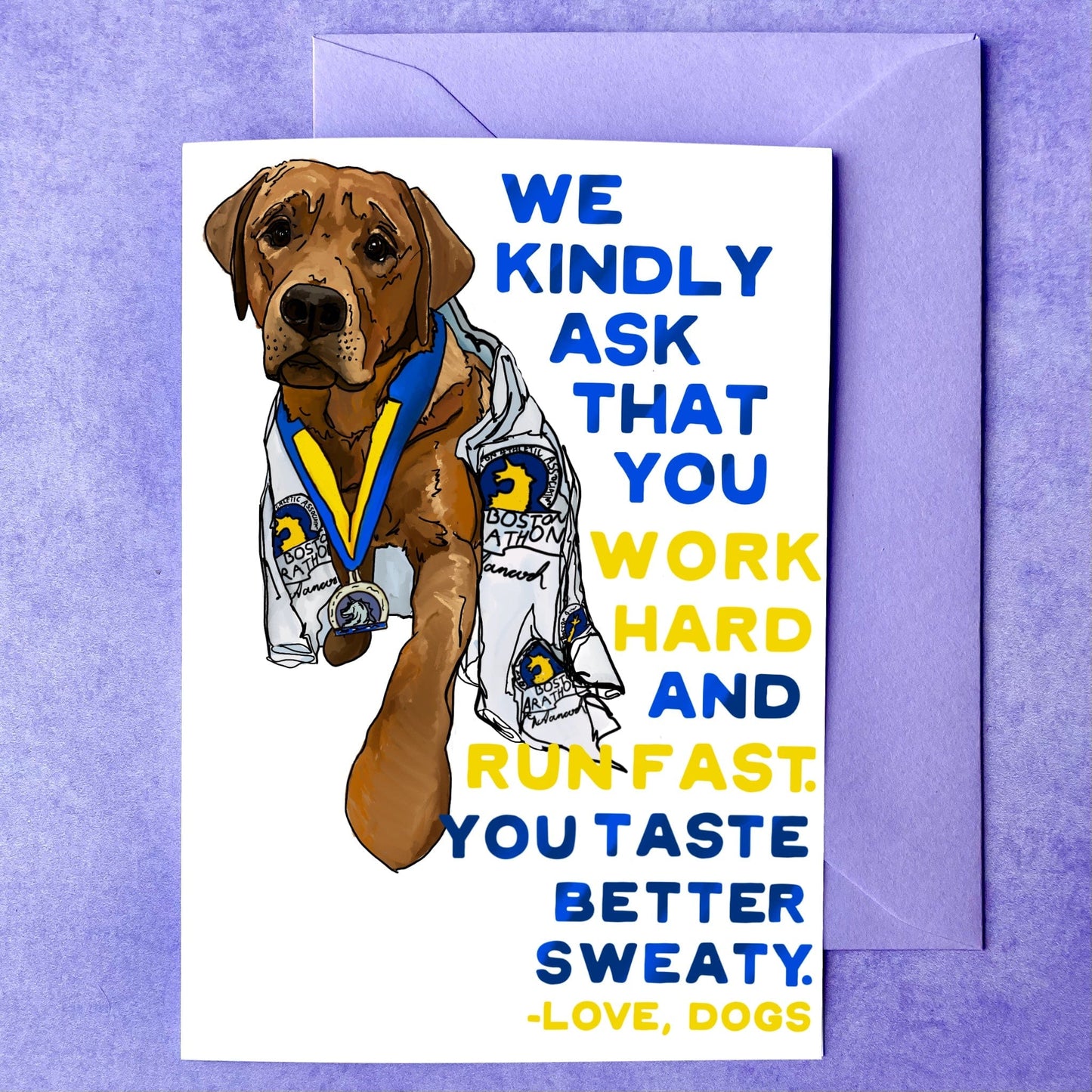 Maker Scholar Boston Marathon Inspo | Encouragement Card