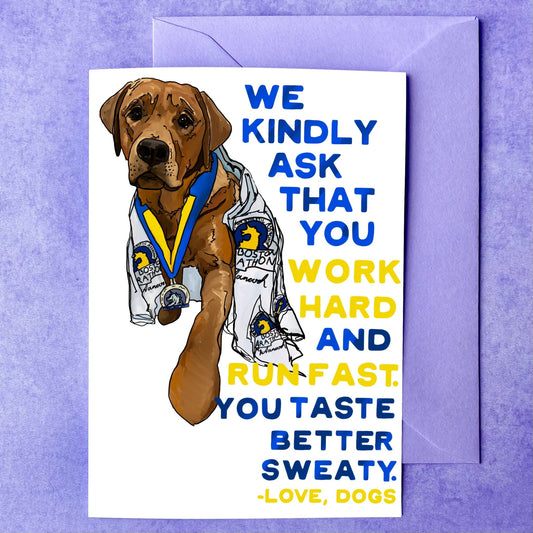 Maker Scholar Boston Marathon Inspo | Encouragement Card