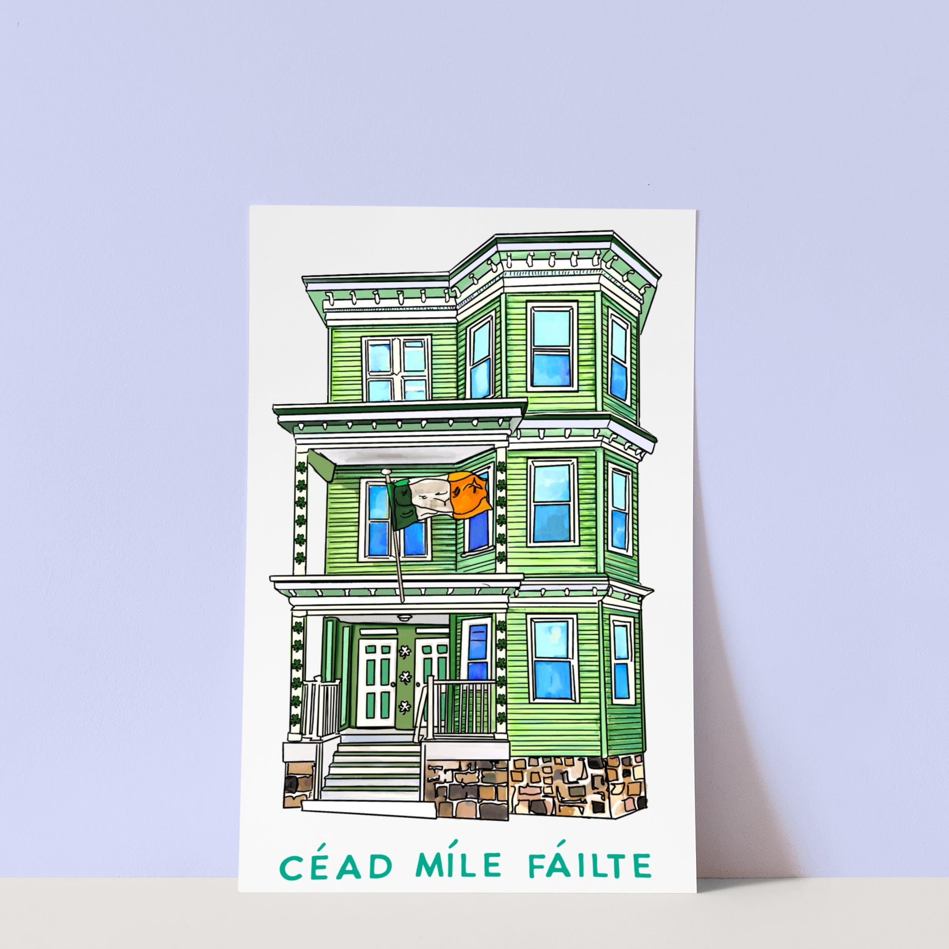 Maker / Scholar Céad Míle Fáilte Art Print (8x10)