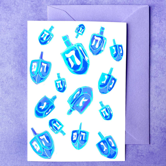Maker Scholar Dreidel, dreidel, dreidel | Holiday Card