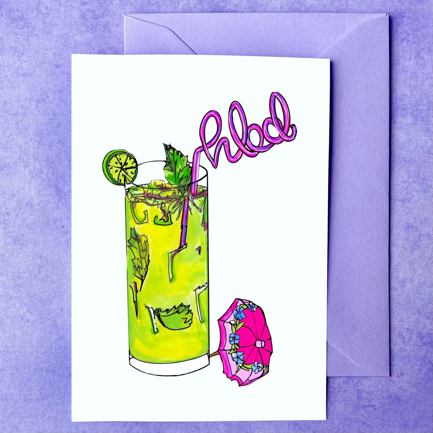 Maker Scholar For a Crazy (straw) Birthday | Birthday Card