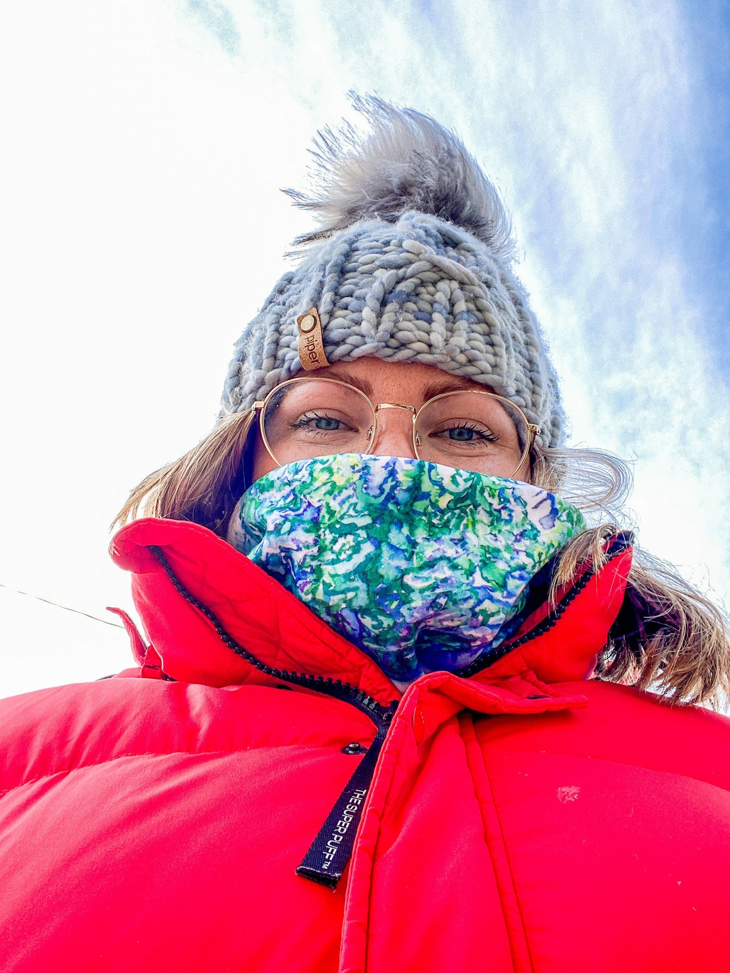 Maker / Scholar Handmade Fleece Ski Buff (Multiple Patterns)