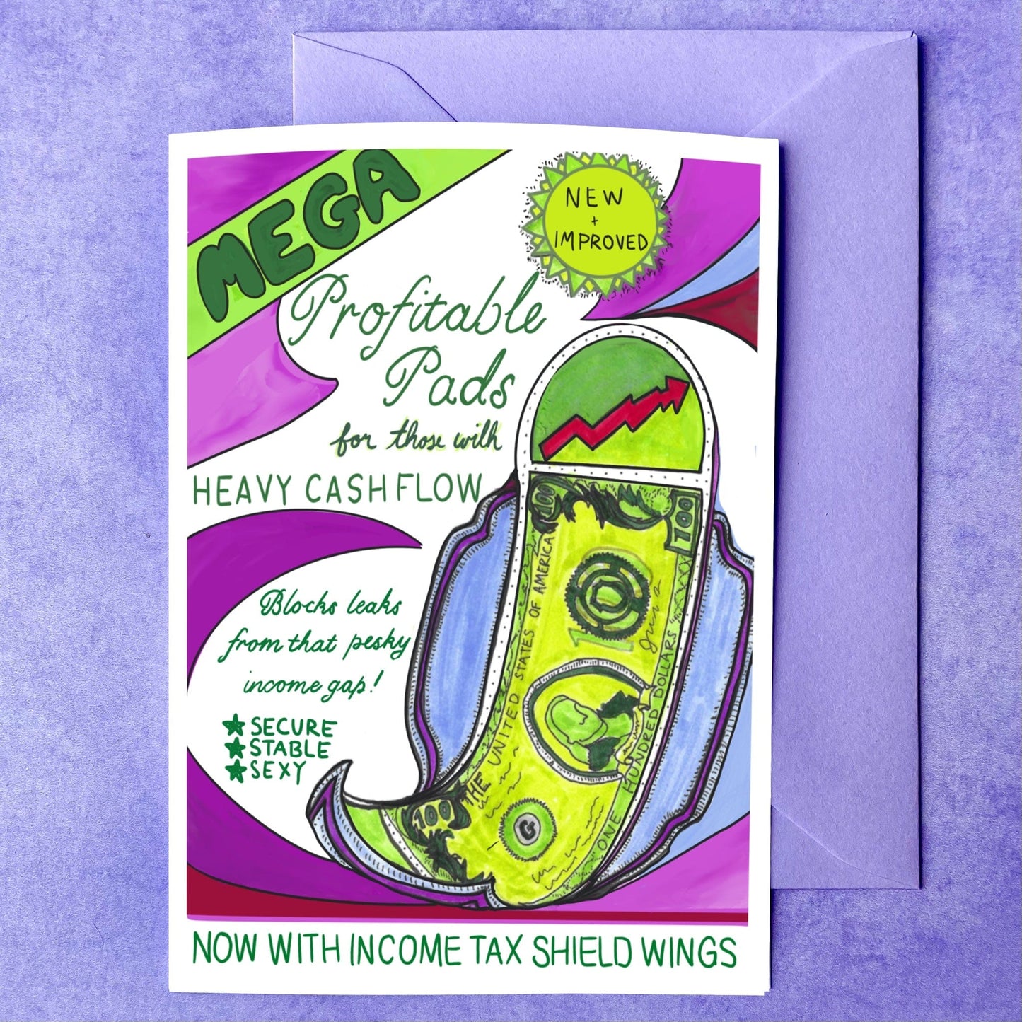 Maker Scholar Heavy Cash Flow | "Just Because" Card