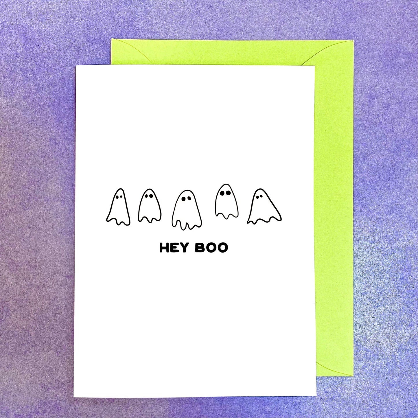 Maker Scholar Hey boo | Halloween Card