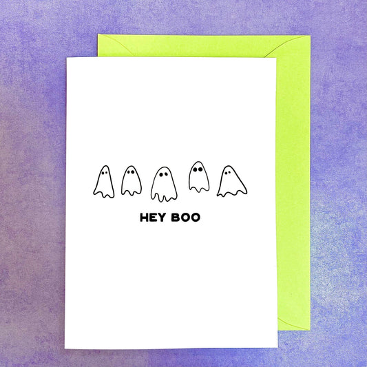 Maker Scholar Hey boo | Halloween Card