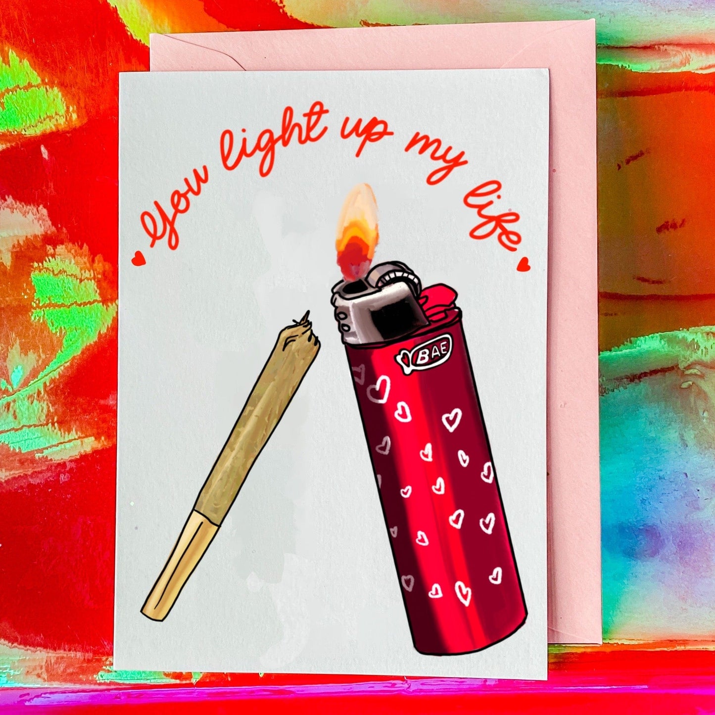 Maker Scholar Light Up My Life | Love Card