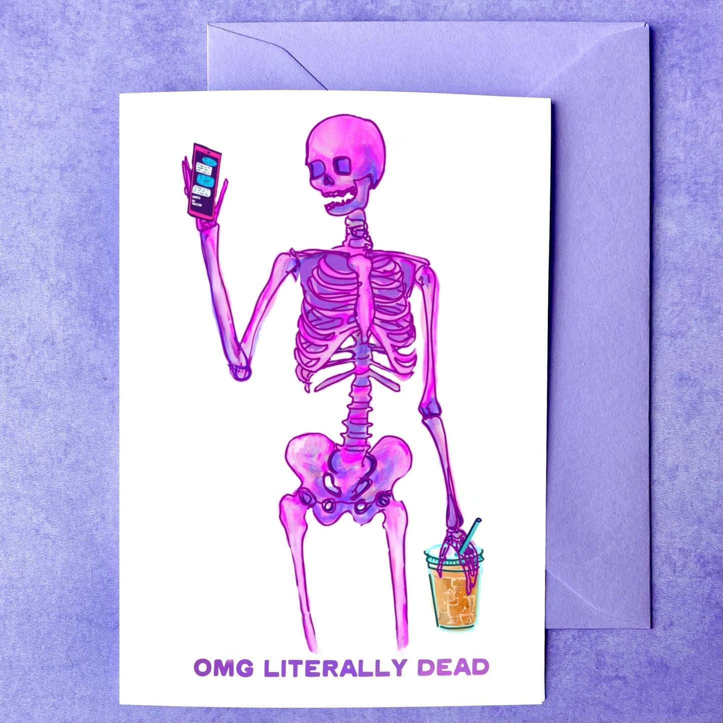 Maker Scholar Literally Dead ☠️ | Halloween Card