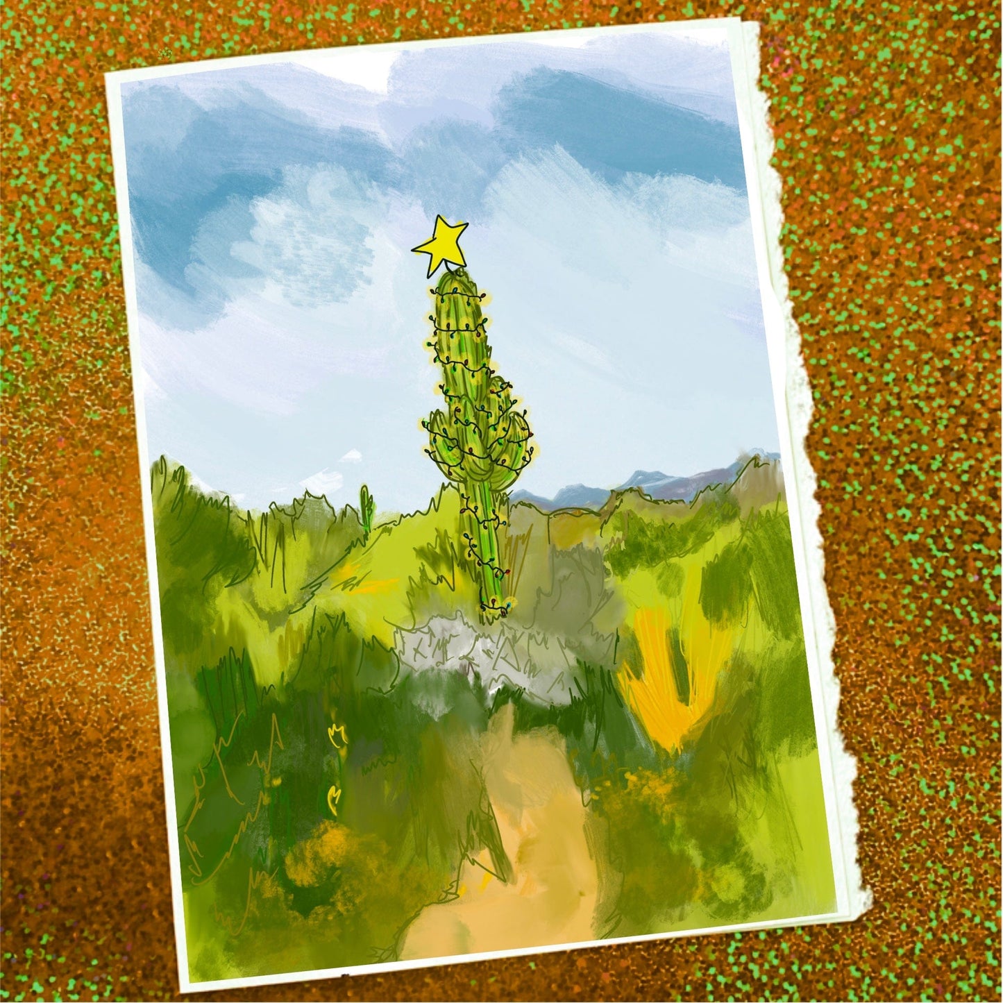 Maker Scholar Merry Cactus | Holiday Card