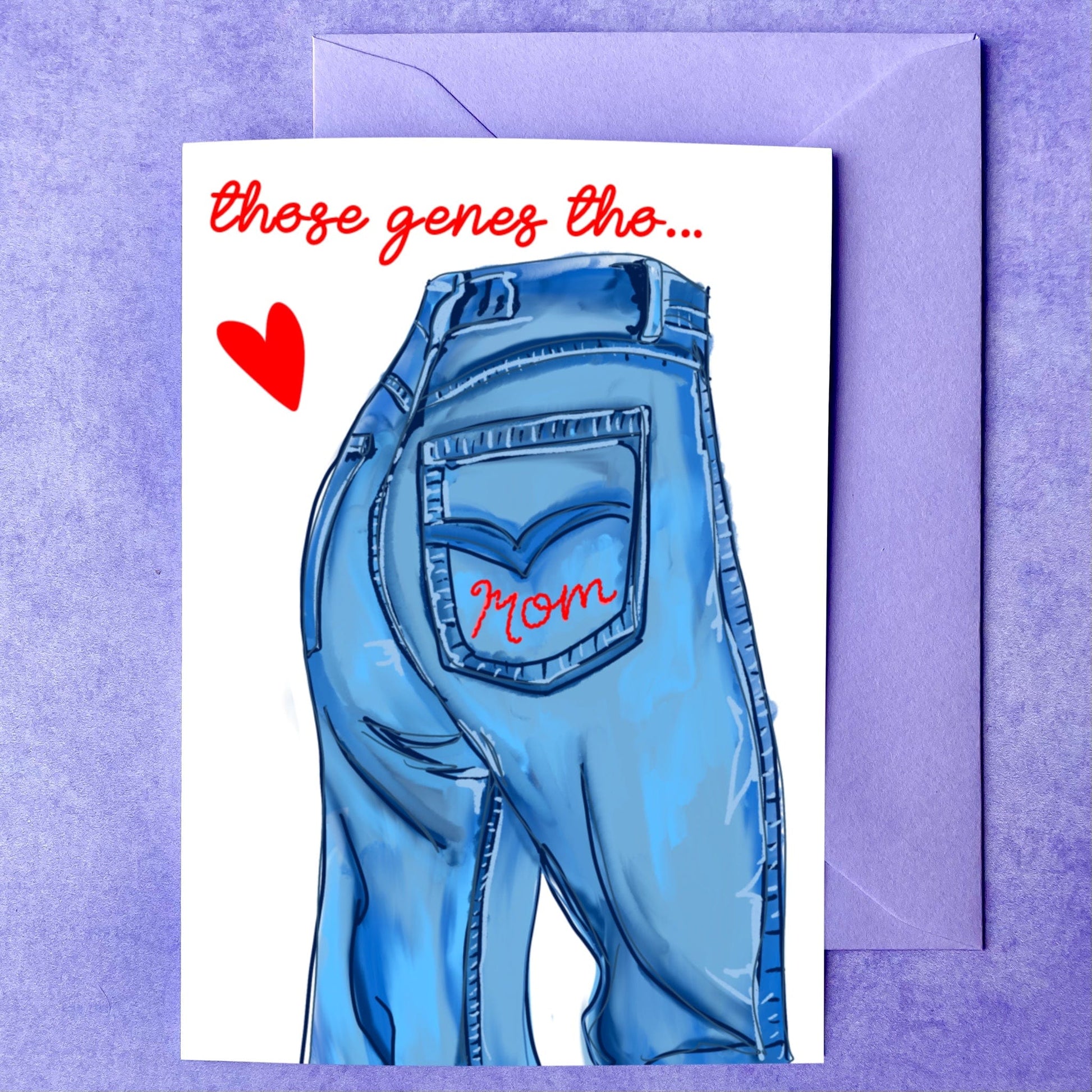 Maker Scholar Mom genes | Mother’s Day Card