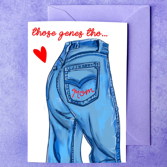 Maker Scholar Mom genes | Mother’s Day Card