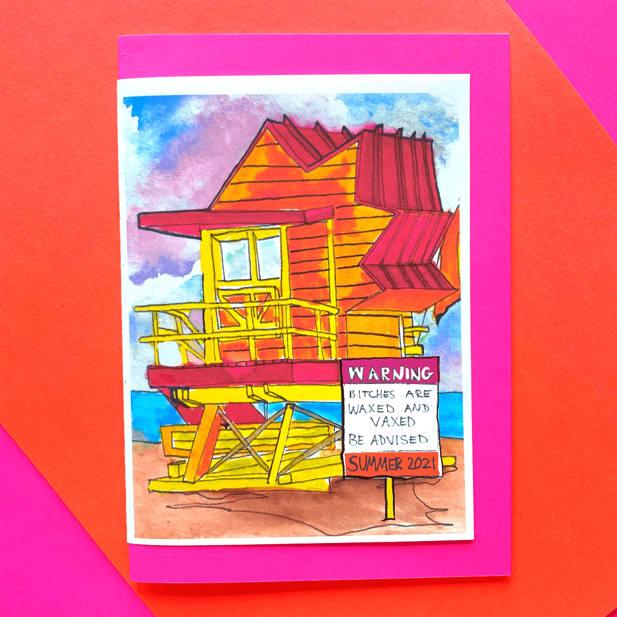 Maker Scholar Vaxed & Waxed | "Just Because" Card