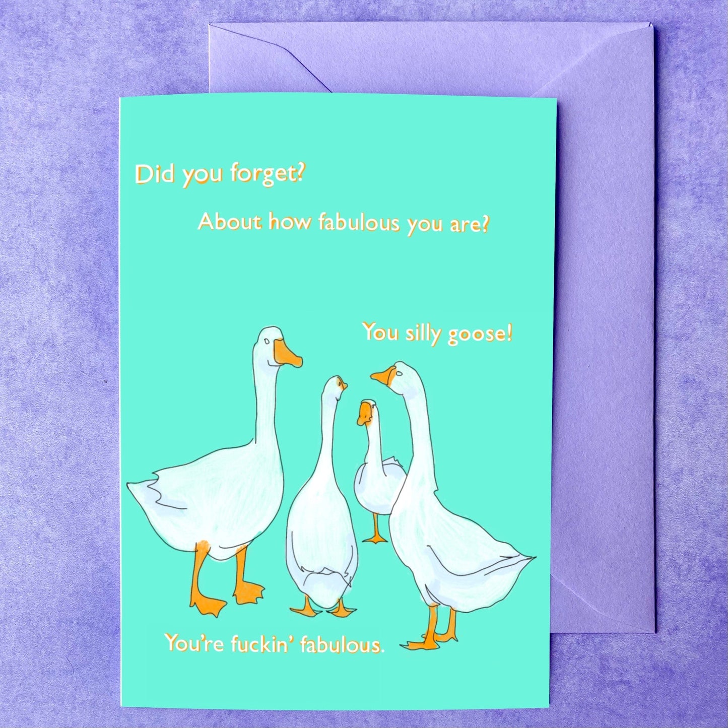 Maker Scholar You silly goose! | Encouragement Card