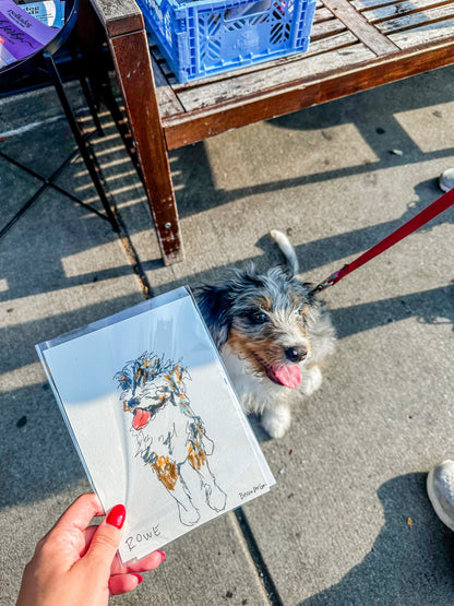 Maker / Scholar Artwork Pen & Marker Pet Portrait - Weekly commission drop!