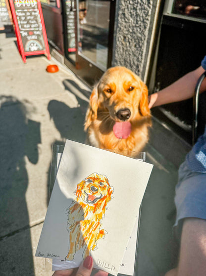 Maker / Scholar Artwork Pen & Marker Pet Portrait - Weekly commission drop!