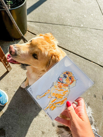 Maker / Scholar Artwork Pen & Marker Pet Portrait - Weekly commission drop!