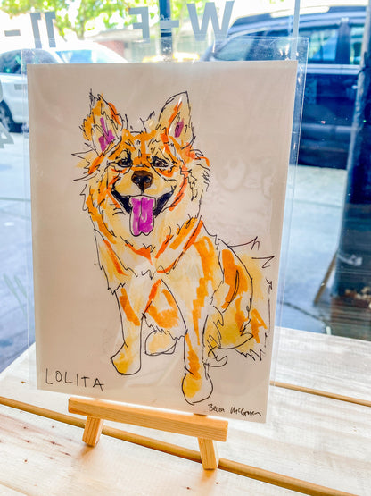 Maker / Scholar Artwork Pen & Marker Pet Portrait - Weekly commission drop!