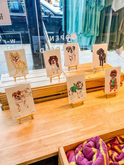 Maker / Scholar Artwork Pen & Marker Pet Portrait - Weekly commission drop!