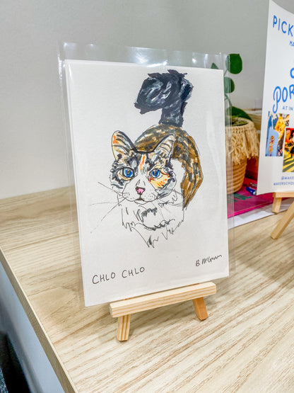 Maker / Scholar Artwork Pen & Marker Pet Portrait - Weekly commission drop!