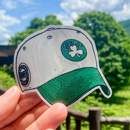 Maker / Scholar Celtics Hat Sticker