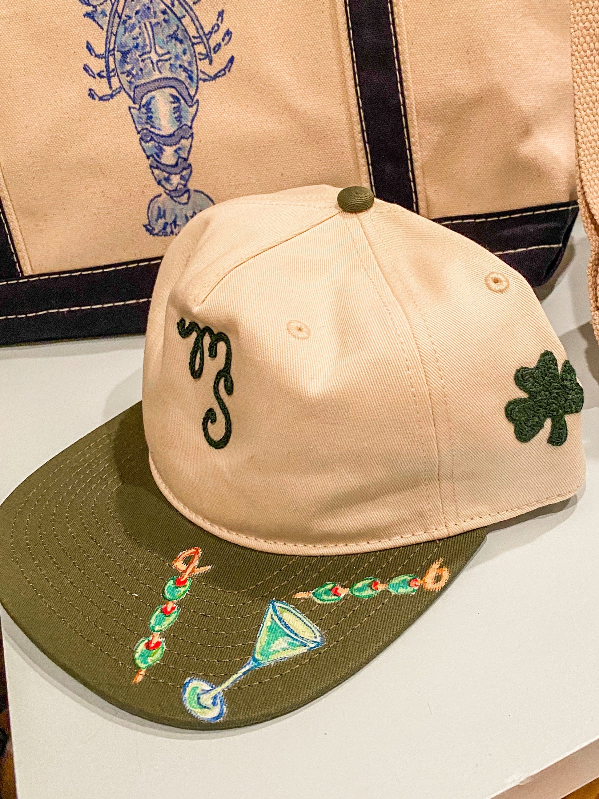 Maker / Scholar Dirty Martini Hand Painted Snapback