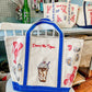 Maker / Scholar "Down the Cape" Large Hand Painted Tote