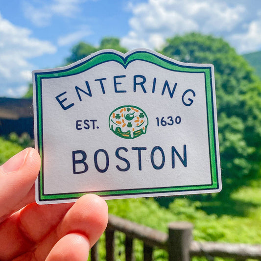 Maker / Scholar Entering Boston Sticker