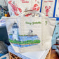 Maker / Scholar Ferry Godmother Handpainted Martha's Vineyard Tote Bag