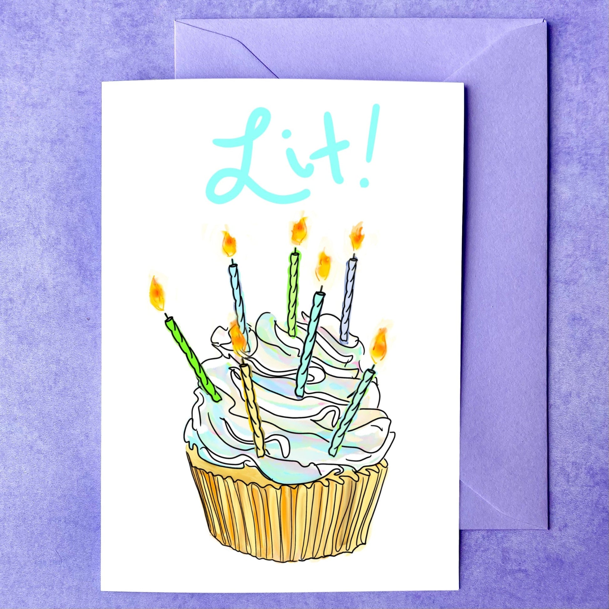 Maker Scholar It’s your birthday? Lit! | Birthday Card