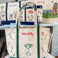 Maker / Scholar Large Extra Dirty Hand Painted Tote