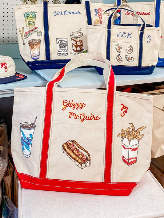 Maker / Scholar Large Glizzy McGuire Hand Painted Tote