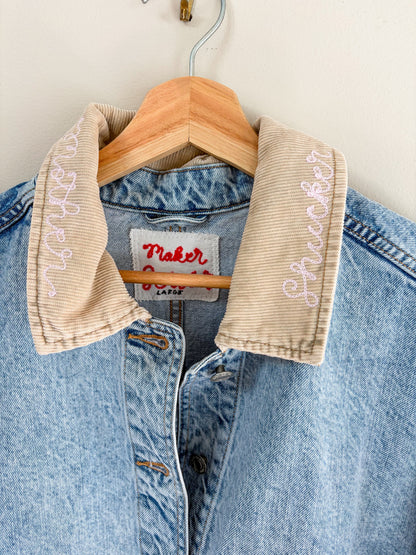 Maker / Scholar Large “Mothershucker” Denim Jacket