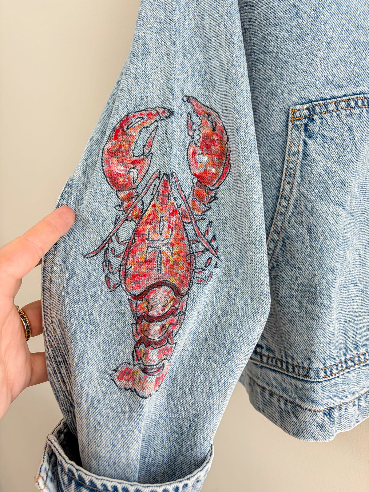 Maker / Scholar Large “Mothershucker” Denim Jacket