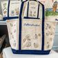 Maker / Scholar Large Mothershucker Hand Painted Tote