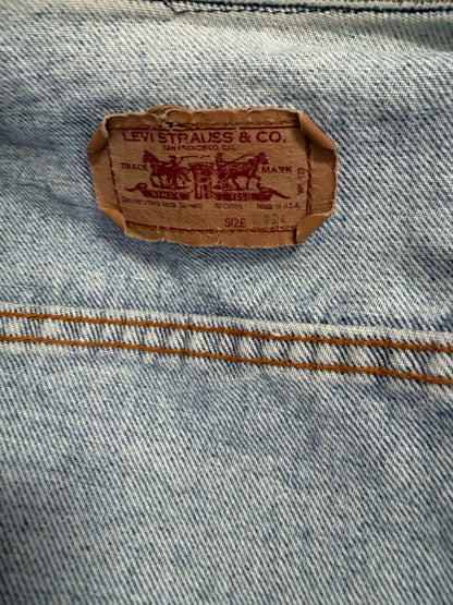 Maker / Scholar Large MV Hand Painted Jean Jacket