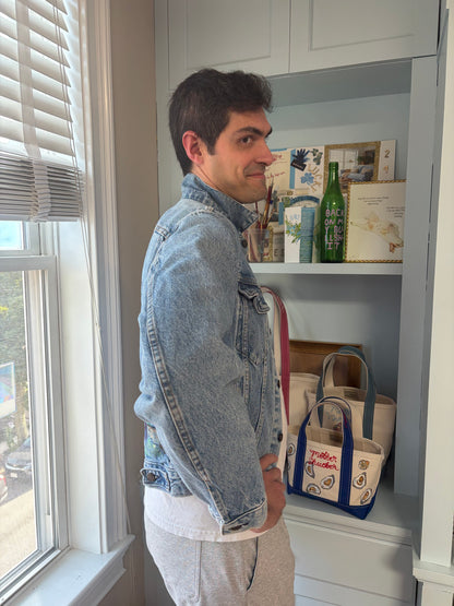 Maker / Scholar Large MV Hand Painted Jean Jacket