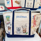 Maker / Scholar Large Newport Girl Dinner Hand Painted Tote