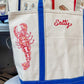 Maker / Scholar Large Salty Hand Painted Tote