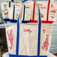 Maker / Scholar Large Salty Hand Painted Tote
