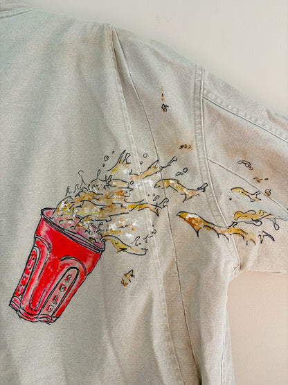 Maker / Scholar Large Tailgate Hand Painted Coat
