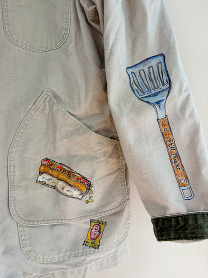 Maker / Scholar Large Tailgate Hand Painted Coat