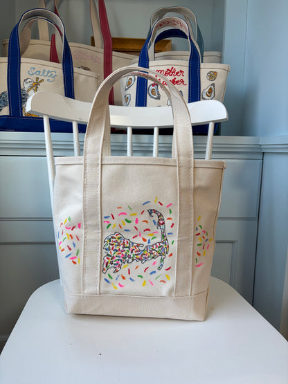 Maker / Scholar Medium Cape Cod Sprinkle Hand Painted Tote (Copy)