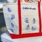 Maker / Scholar Mothershucker Large Hand Painted Tote Bag (Fireworks Colorway)