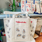 Maker / Scholar Natural Straps Mothershucker Large Hand Painted Tote