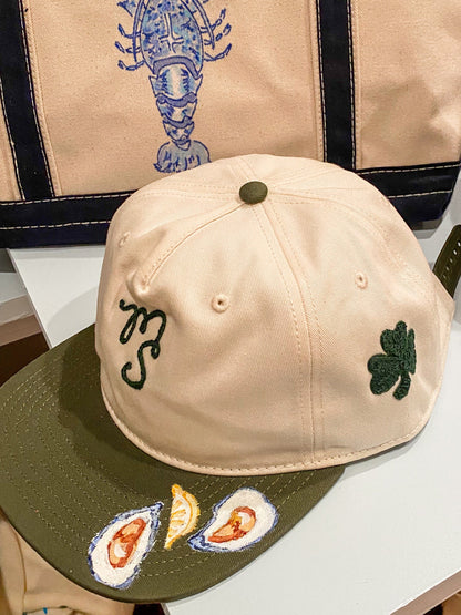 Maker / Scholar Oyster Hand Painted Snapback